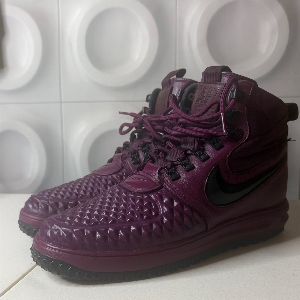 Air force ones Maroon and Black  Sneakers